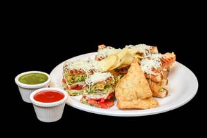Samosa Veg Cheese Grill Sandwich