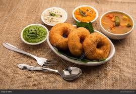 Sambar Vada (Deep Fried)