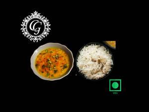 Dal Arhar Tadka With Jeera Ricee