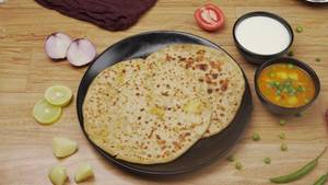 Whole Wheat Desi Ghee Aloo Paratha 1Pc