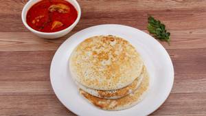 Thattu Dosa + Chicken Curry Combo