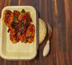 Chicken 65 Panfried Momo