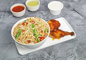 Chicken Noodles + QTR Grilled Chicken