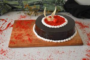 Eggless Choco  Red Velvet Cake