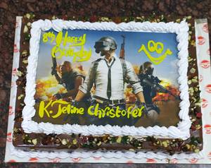 Blueberry Blast 1 KG + (1/2 KG Free) - Photo Cake