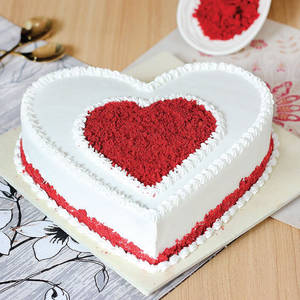 Red Velvet Heart Shape