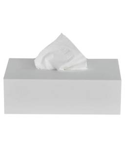 Ultra Soft White 2 Ply Face Tissue : 4 Pack 100 Pulls