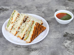 Veg Cheese Club Sandwich