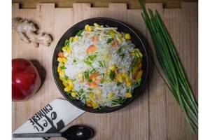 Veg Ginger Coriander Corn Fried Rice