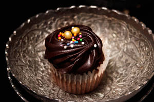Chocolate Large Cup Cake (2pcs)