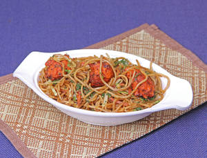 Veg Manchurian Noodles