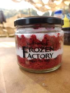 Red Velvet Ice Cream Cake Jar