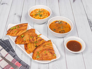 Ajwain Paratha Thali