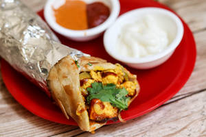Barbeque Paneer Roll