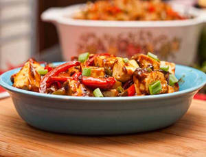 Paneer Schezwan Chilli Sauce