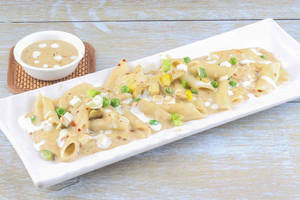 Penne Pasta In White Sauce