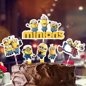 Naughty Minions Theme Cake