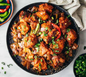 Boneless Chilli Chicken Dry (6 Pcs) 