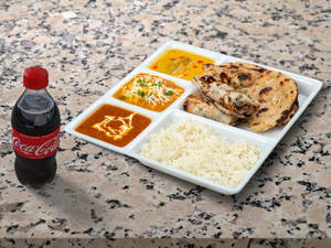 Veg Punjabi Thali + Coke 250 Ml Pet                        
