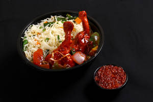 Chicken Lollipop Masala Rice Bowl