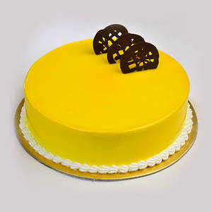 Pineapple Fresh Cream Cake (Eggless)