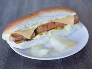 Cheese Chicken Hot Dog