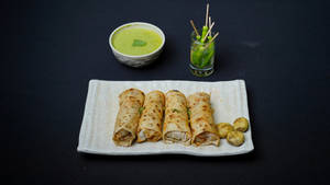 Mushroom Tikka Roll