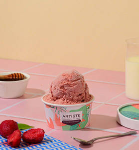 Strawberry Creme Ice Cream 120 Ml