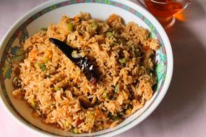 Singapore Veg Fried Rice