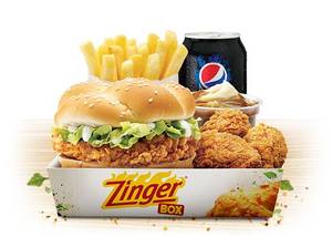 6 In 1 Zinger Meal Box