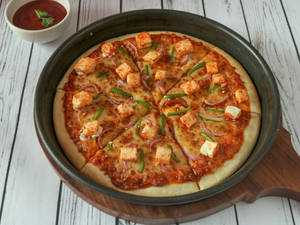 8" Medium Peri Peri Paneer Pizza