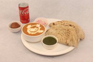 Butter Paneer Masala 6 Pcs + 4 Tawa Roti + Salad + Cold Drink Can + Chutney + Sweet