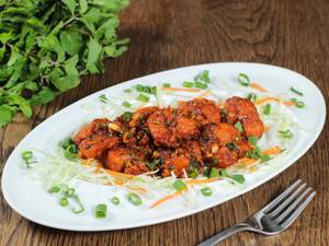 Oyster Fried Prawns