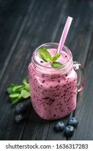 Blackcurrant Milkshake