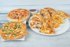Single Topping Pizza Combo+colddrinks Free