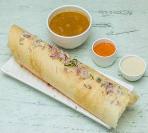 Onion masala dosa