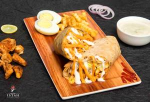 Double Egg Peri Peri Wrap