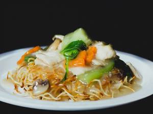 Chicken Pan Fried Noodles