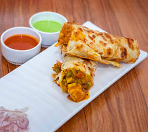 Paneer egg roll