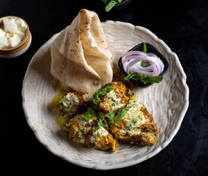 Butter Tandoori Chicken (4pc) & Rumali Combo