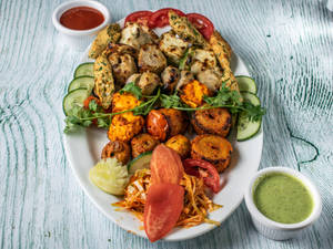 Tandoori Veg Mixed Platter 