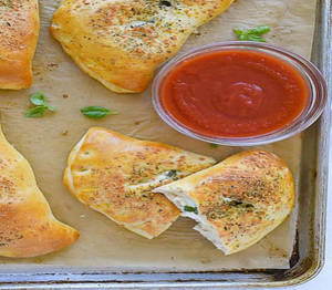 Super Mushroom Corn Calzone Pocket