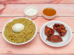 Egg Biryani with Combo 2