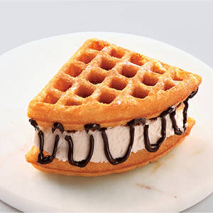 Ice Cream & Fudge Vanilla Waffle