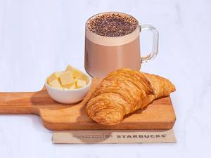 Tall Signature Hot Chocolate with Butter Croissant