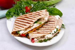 Creamy Mushroom Quesadilla