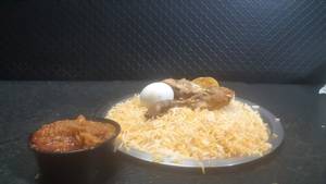 Egg Chicken Biryani (750ml)+chicken Kasha (2pcs)