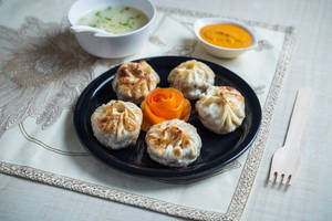 Pan fry pork momo