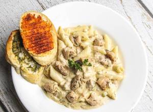 Chicken Creamy Cheese  Penne Pasta