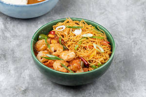 Prawn Schwzwan Noodle Bowl